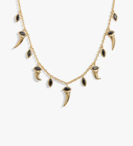 Saber Tooth Layering Necklace
